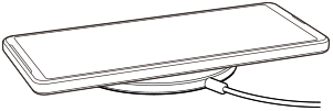 Illustration du chargement sans fil de l’appareil