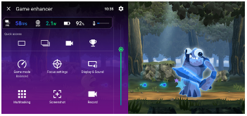 ภาพของเมนูเกมเอนแฮนเซอร์