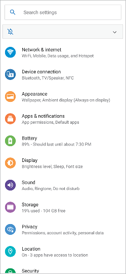 Những thay đổi sau khi cập nhật phần mềm lên Android 10
