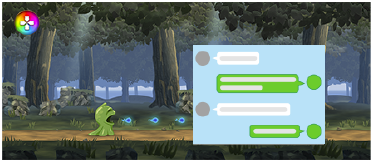 Image of the pop-up window while playing a game