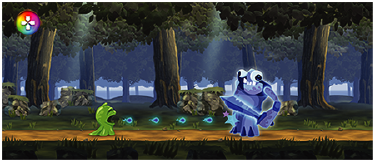 Game enhancerメニューアイコンが表示されたゲーム画面