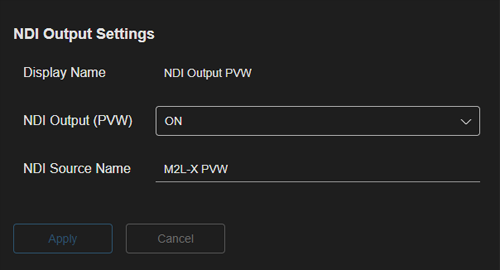 System Settings screen