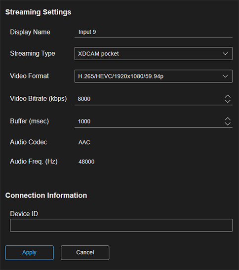 System Settings screen