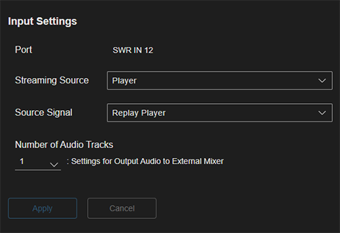 System Settings screen