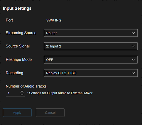 System Settings screen