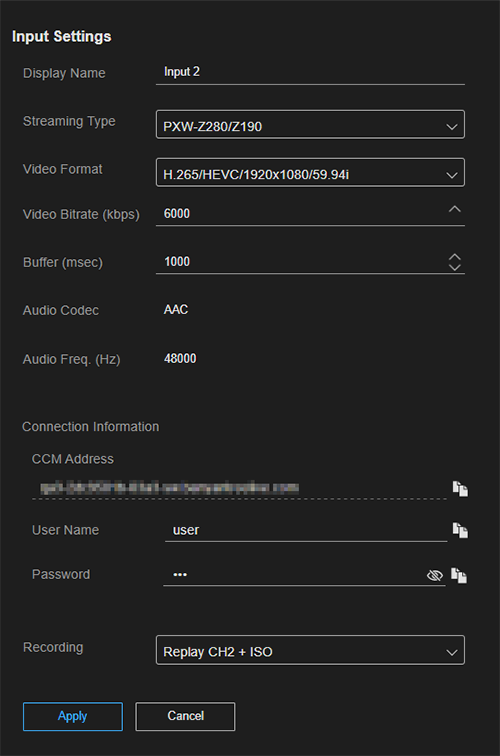 System Settings screen