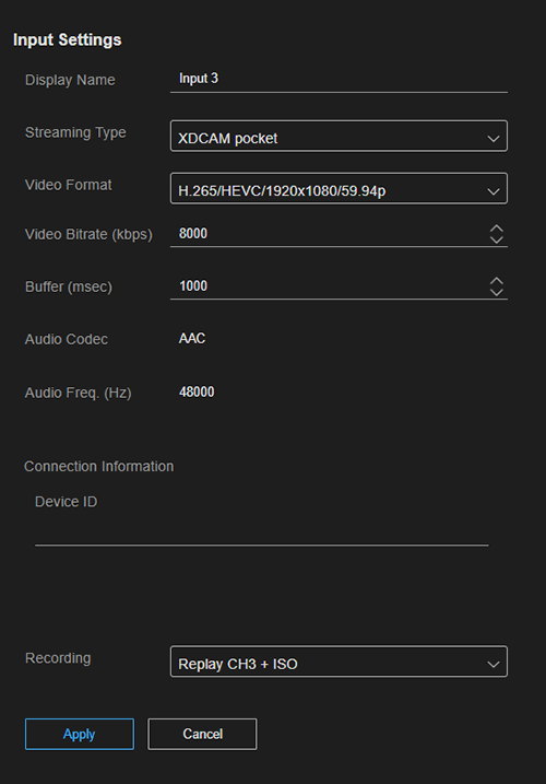 System Settings screen