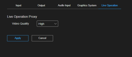 System Settings screen