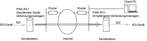 Punkt-zu-Punkt-Streaming
