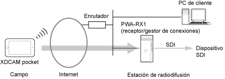 Si se utiliza XDCAM pocket
