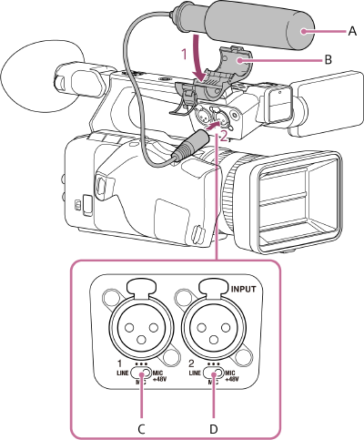 Illustration of setting switches