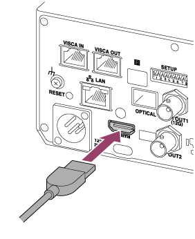 Illustration of example connection