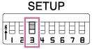 Illustration of setup switches