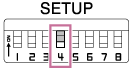 Illustration of setup switches