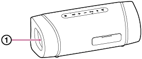 Illustrasjon av høyttaleren for å finne den passive radiatoren