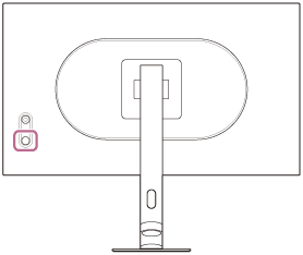 Ilustración que indica la ubicación del botón de encendido