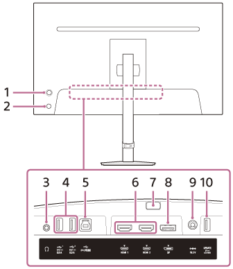 Illustration indicating the location of each part