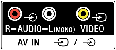 تصویر فیش ورودی AV