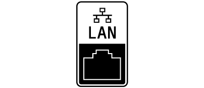 Représentation du port LAN