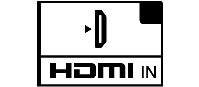 ภาพขั้วต่อ HDMI IN