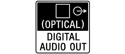 ภาพช่องต่อ DIGITAL AUDIO OUT (OPTICAL)