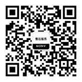 QR code for the Sony support website