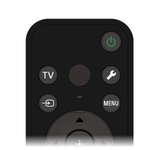 A remote control with 28 buttons.