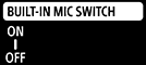 Immagine di BUILT-IN MIC SWITCH