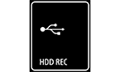 Изображение порта USB HDD REC