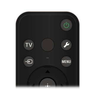 A remote control with 28 buttons.