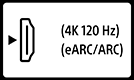 Imagen del puerto HDMI IN eARC/ARC