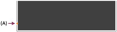 Abbildung mit der Position der LED am LCD-Monitor/LCD-Display.