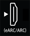 Immagine della porta HDMI IN eARC/ARC