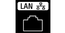 LAN連接埠圖示