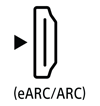 Image of HDMI IN eARC/ARC port