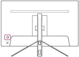 Illustration indicating the location of the joystick